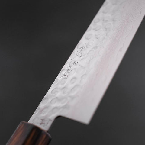 Gyuto AUS-10 Tsuchime Damasco Mango Sumi Urushi 240 mm