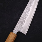 Gyuto AUS-10 Tsuchime Damascus Yaki Urushi Handle 180mm-[Musashi]-[Japanese-Kitchen-Knives]
