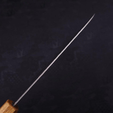 Gyuto AUS-10 Tsuchime Damascus Yaki Urushi Handle 180mm-[Musashi]-[Japanese-Kitchen-Knives]