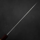 Gyuto AUS-10 Tsuchime Damascus Zelkova Handle 240mm-[Musashi]-[Japanese-Kitchen-Knives]