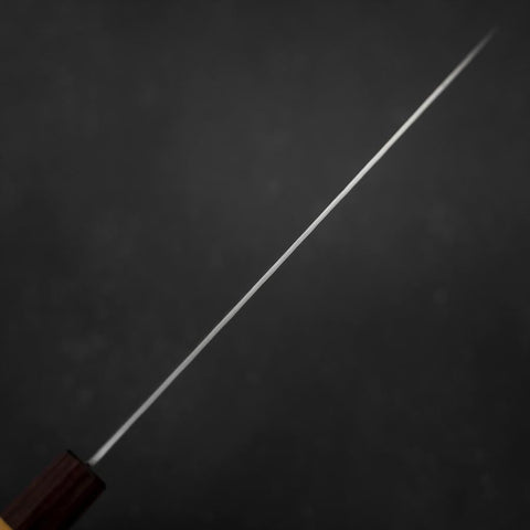 Gyuto AUS-10 Tsuchime Damascus Zelkova Handle 240mm-[Musashi]-[Japanese-Kitchen-Knives]