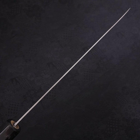 Gyuto AUS-10 Wave Nickel Damascus Buffalo Magnolia Handle 210mm-[Musashi]-[Japanese-Kitchen-Knives]