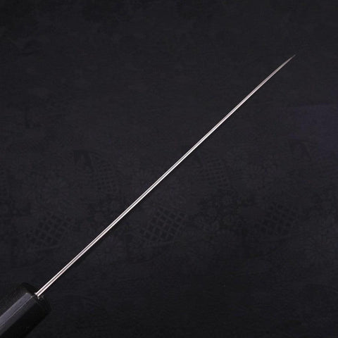 Gyuto AUS-10 Wave Nickel Damascus Ocean Black Handle 180mm