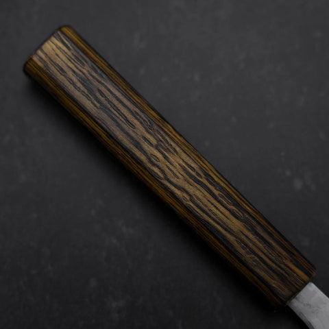Gyuto AUS-10 Wave Nickel Damascus Sumi Urushi Handle 210mm (8.3”)-[Musashi]-[Japanese-Kitchen-Knives]
