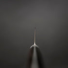 Gyuto AUS-10 Wave Nickel Damascus Western Brown Handle 210mm-[Musashi]-[Japanese-Kitchen-Knives]