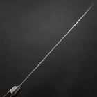 Gyuto AUS-10 Wave Nickel Damascus Western Brown Handle 210mm-[Musashi]-[Japanese-Kitchen-Knives]