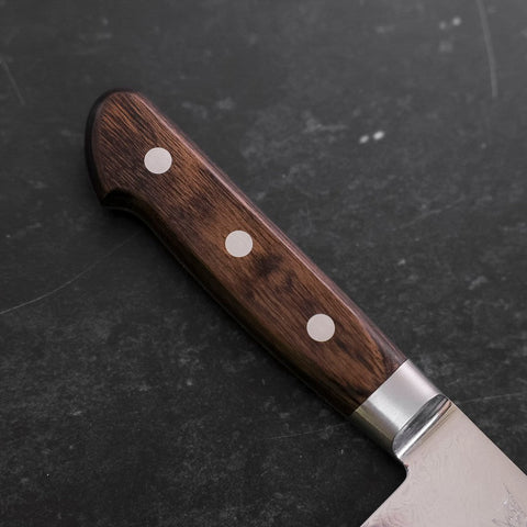 Gyuto AUS-10 Damasco Níquel Ondulado Mango Occidental 210mm