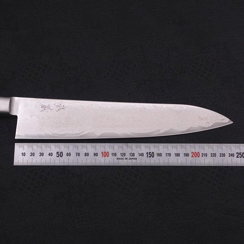 Gyuto AUS-10 Damasco Níquel Ondulado Mango Occidental 240mm