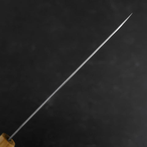 Gyuto AUS-8 Nashiji Olive Handle 195mm-[Musashi]-[Japanese-Kitchen-Knives]