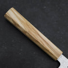 Gyuto AUS-8 Nashiji Olive Handle 195mm-[Musashi]-[Japanese-Kitchen-Knives]