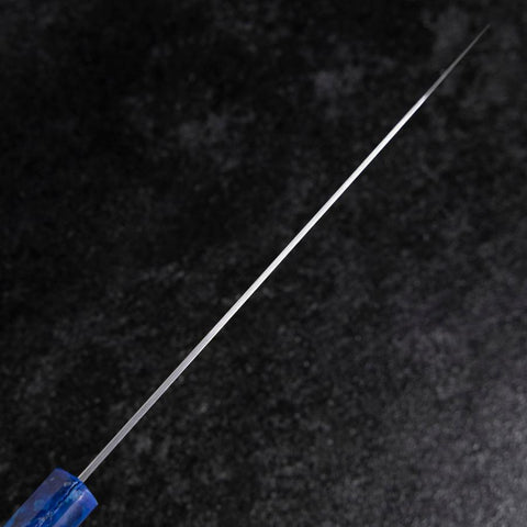 Gyuto AUS-8 Polished Ocean Blue Handle 210mm-[Musashi]-[Japanese-Kitchen-Knives]