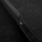Gyuto Blue Steel #1 Suminagashi Buffalo Ebony Handle 200mm-[Musashi]-[Japanese-Kitchen-Knives]
