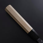 Gyuto Blue Steel #2 Kurouchi Buffalo Magnolia Handle 210mm-[Musashi]-[Japanese-Kitchen-Knives]