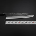 Gyuto Blue Steel #2 Kurouchi Buffalo Magnolia Handle 210mm-[Musashi]-[Japanese-Kitchen-Knives]