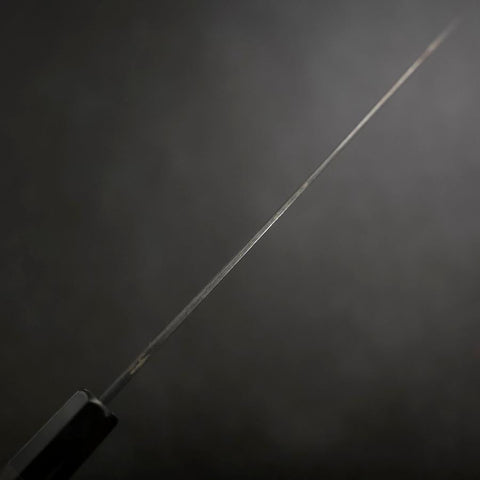 Gyuto Acero Azul #2 Kurouchi Chokin Dragón Mango de Ébano Búfalo 210mm