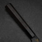 Gyuto Blue Steel #2 Kurouchi Chokin Koi Buffalo Ebony Handle 210mm-[Musashi]-[Japanese-Kitchen-Knives]