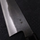 Gyuto Blue Steel #2 Kurouchi Chokin Snake-Sakura Buffalo Ebony Handle 210mm (8.3”)-[Musashi]-[Japanese-Kitchen-Knives]