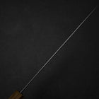 Gyuto Blue Steel #2 Polished Stainless Clad Olive Handle 210mm (8.3”)-[Musashi]-[Japanese-Kitchen-Knives]