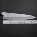 Gyuto Blue Steel #1 Kasumi Buffalo Ebony Handle 240mm (9.4”)-[Musashi]-[Japanese-Kitchen-Knives]