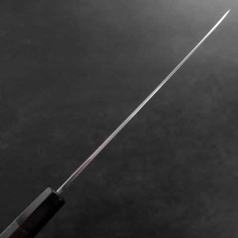 Gyuto Blue Steel #1 Suminagashi Mango de Ébano con Cuerno de Búfalo 180 mm