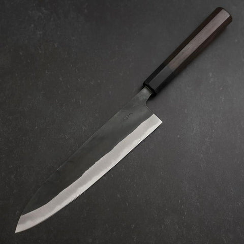 Gyuto Blue Steel #2 Kurouchi Buffalo Ebony Handle 210mm (8.3”)