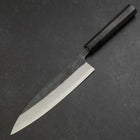 Gyuto Blue Steel #2 Kurouchi Buffalo Ebony Handle 210mm-[Musashi]-[Japanese-Kitchen-Knives]