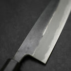 Gyuto Blue Steel #2 Kurouchi Buffalo Ebony Handle 210mm-[Musashi]-[Japanese-Kitchen-Knives]