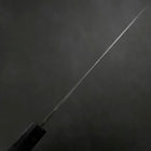 Gyuto Blue Steel #2 Kurouchi Buffalo Ebony Handle 210mm-[Musashi]-[Japanese-Kitchen-Knives]