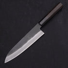 Gyuto Blue Steel #2 Kurouchi Chokin Dragon Buffalo Ebony Handle 210mm-[Musashi]-[Japanese-Kitchen-Knives]