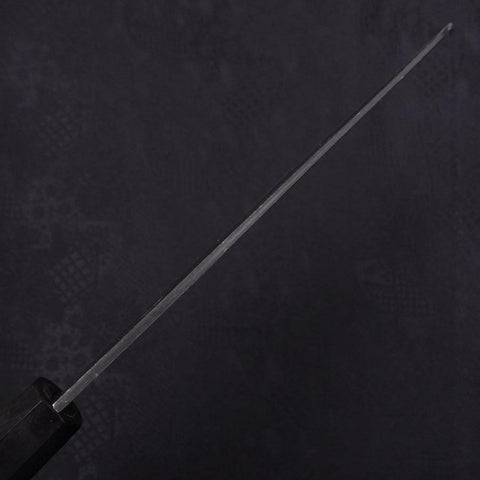 Gyuto Blue Steel #2 Kurouchi Chokin Dragon Buffalo Ebony Handle 210mm-[Musashi]-[Japanese-Kitchen-Knives]