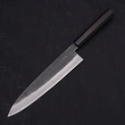 Gyuto Blue Steel #2 Kurouchi Chokin Dragon Buffalo Ebony Handle 240mm-[Musashi]-[Japanese-Kitchen-Knives]