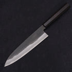 Gyuto Blue Steel #2 Kurouchi Chokin Snake-Sakura Buffalo Ebony Handle 210mm-[Musashi]-[Japanese-Kitchen-Knives]