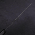 Gyuto Blue Steel #2 Kurouchi Damascus Buffalo Ebony Handle 180mm-[Musashi]-[Japanese-Kitchen-Knives]