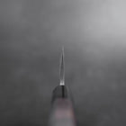 Gyuto Blue Steel #2 Kurouchi Damascus Chokin Dragon Buffalo Ebony Handle 240mm-[Musashi]-[Japanese-Kitchen-Knives]