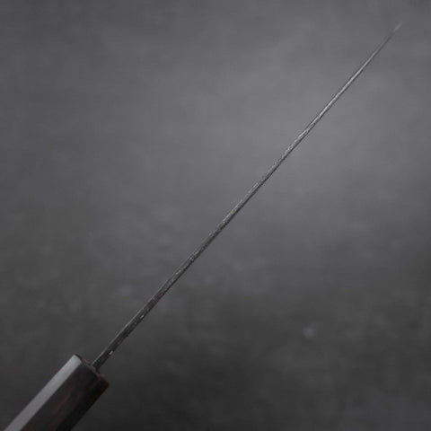 Gyuto Blue Steel #2 Kurouchi Ebony Handle 210mm-[Musashi]-[Japanese-Kitchen-Knives]