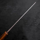 Gyuto Blue Steel #2 Nashiji Stainless Clad Sumi Urushi Handle 210mm-[Musashi]-[Japanese-Kitchen-Knives]