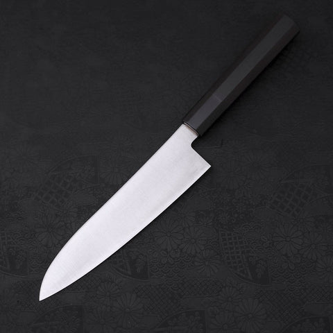 Gyuto HAP-40 Polished Buffalo Ebony Handle 180mm-[Musashi]-[Japanese-Kitchen-Knives]