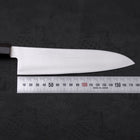 Gyuto HAP-40 Polished Buffalo Ebony Handle 180mm-[Musashi]-[Japanese-Kitchen-Knives]