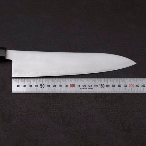 Gyuto HAP-40 Polished Buffalo Ebony Handle 210mm (8.3”)-[Musashi]-[Japanese-Kitchen-Knives]