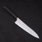 Gyuto HAP-40 Polished Buffalo Ebony Handle 210mm-[Musashi]-[Japanese-Kitchen-Knives]