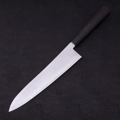 Gyuto HAP-40 Polished Buffalo Ebony Handle 240mm (9.4”)-[Musashi]-[Japanese-Kitchen-Knives]