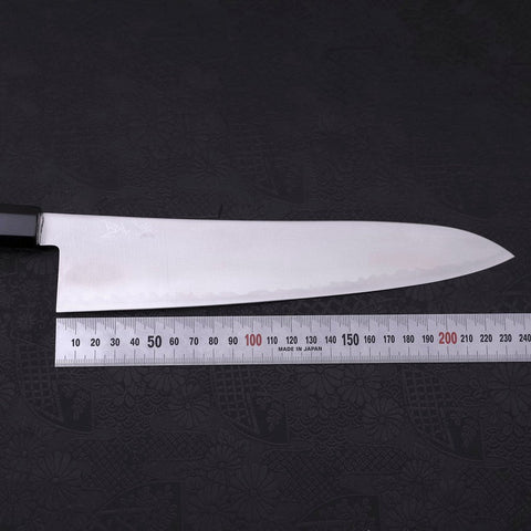 Gyuto HAP-40 Polished Buffalo Ebony Handle 240mm (9.4”)-[Musashi]-[Japanese-Kitchen-Knives]