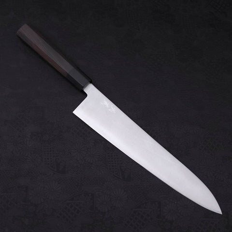 Gyuto HAP-40 Polished Buffalo Ebony Handle 270mm-[Musashi]-[Japanese-Kitchen-Knives]