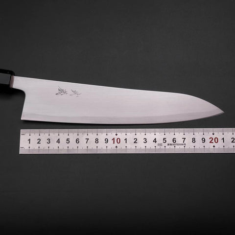 Gyuto HAP-40 Polished Buffalo Magnolia Handle 210mm (8.3”)-[Musashi]-[Japanese-Kitchen-Knives]