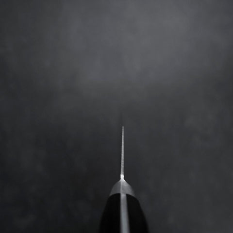 Gyuto Molybdenum Polished Western Black Handle 180mm (7”)-[Musashi]-[Japanese-Kitchen-Knives]