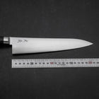 Gyuto Molybdenum Polished Western Black Handle 210mm (8.3”)-[Musashi]-[Japanese-Kitchen-Knives]