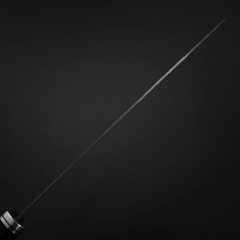 Gyuto SG-2 Black Nickel Damascus Western Ebony Handle 210mm (8.3”)-[Musashi]-[Japanese-Kitchen-Knives]
