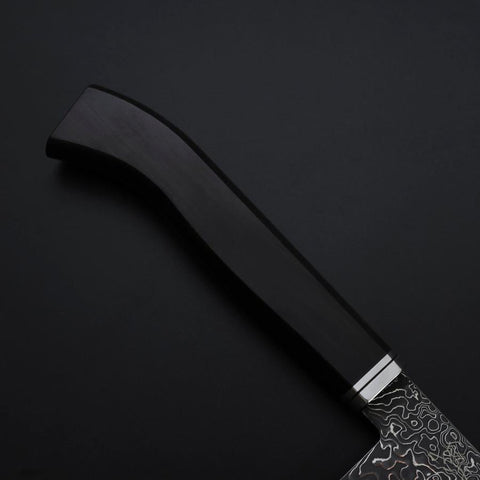 Gyuto SG-2 Black Nickel Damascus Western Ebony Handle 240mm-[Musashi]-[Japanese-Kitchen-Knives]