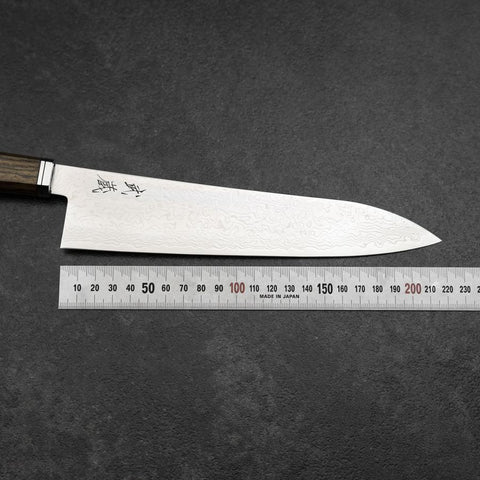 Gyuto SG-2 Damascus Western Golden Ebony Handle 210mm (8.3”)-[Musashi]-[Japanese-Kitchen-Knives]