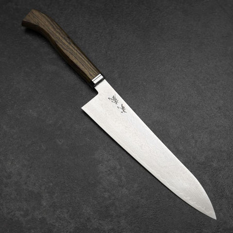 Gyuto SG-2 Damascus Western Golden Ebony Handle 210mm-[Musashi]-[Japanese-Kitchen-Knives]